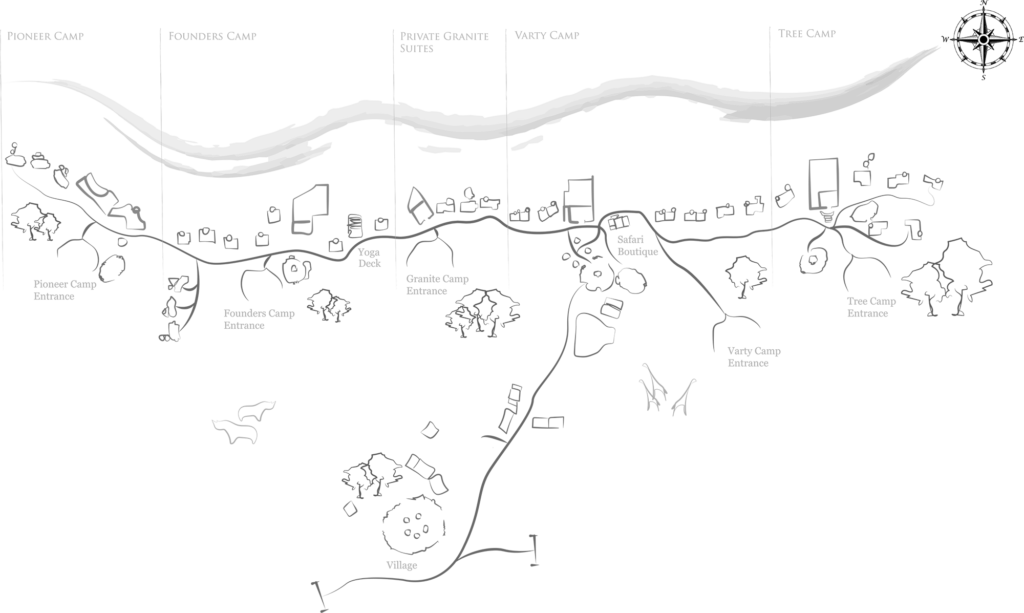 Londolozi Game Reserve Camp Map | Boyd Varty
